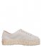 Shabbies  Espadrille Lace Up Suede suede off white